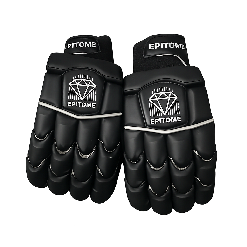 Epitome Black Cricket Gloves (Right Handed)