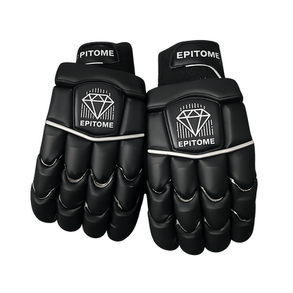 Epitome Black Cricket Gloves (Right Handed)