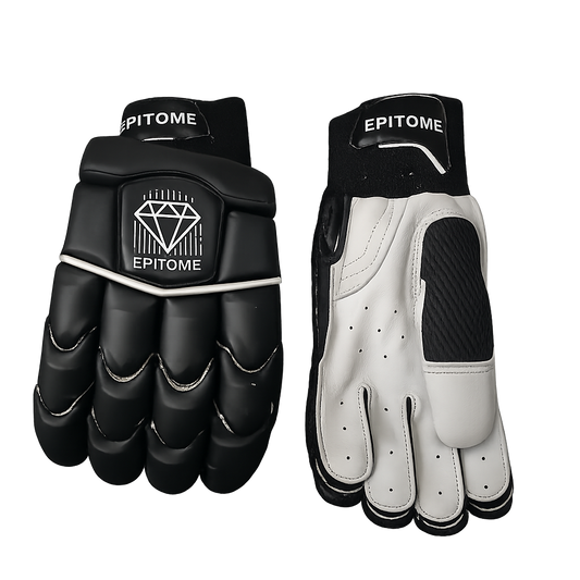 Epitome Black Cricket Gloves (Left Handed)