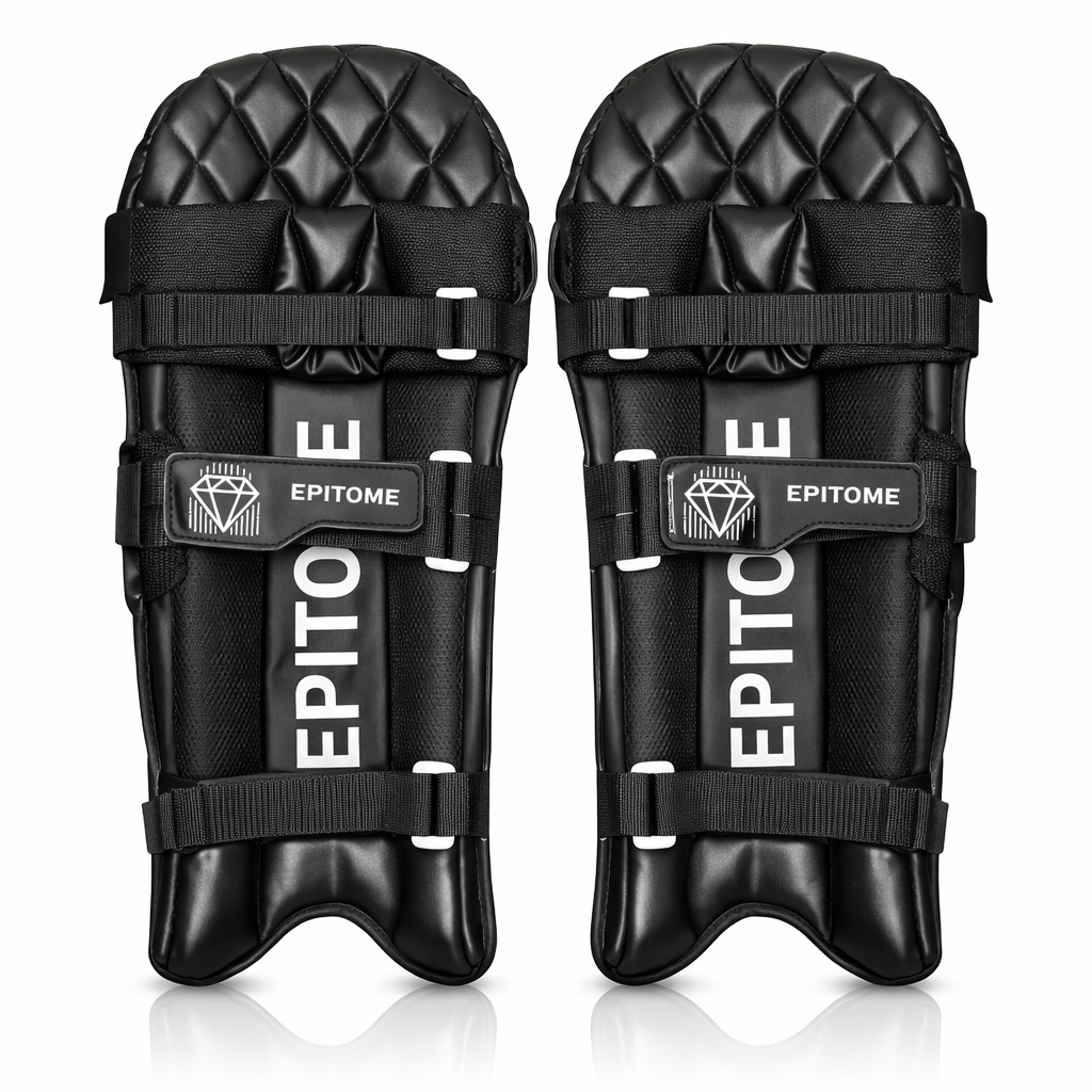 Black Epitome Pads (Left Handed Batsman)