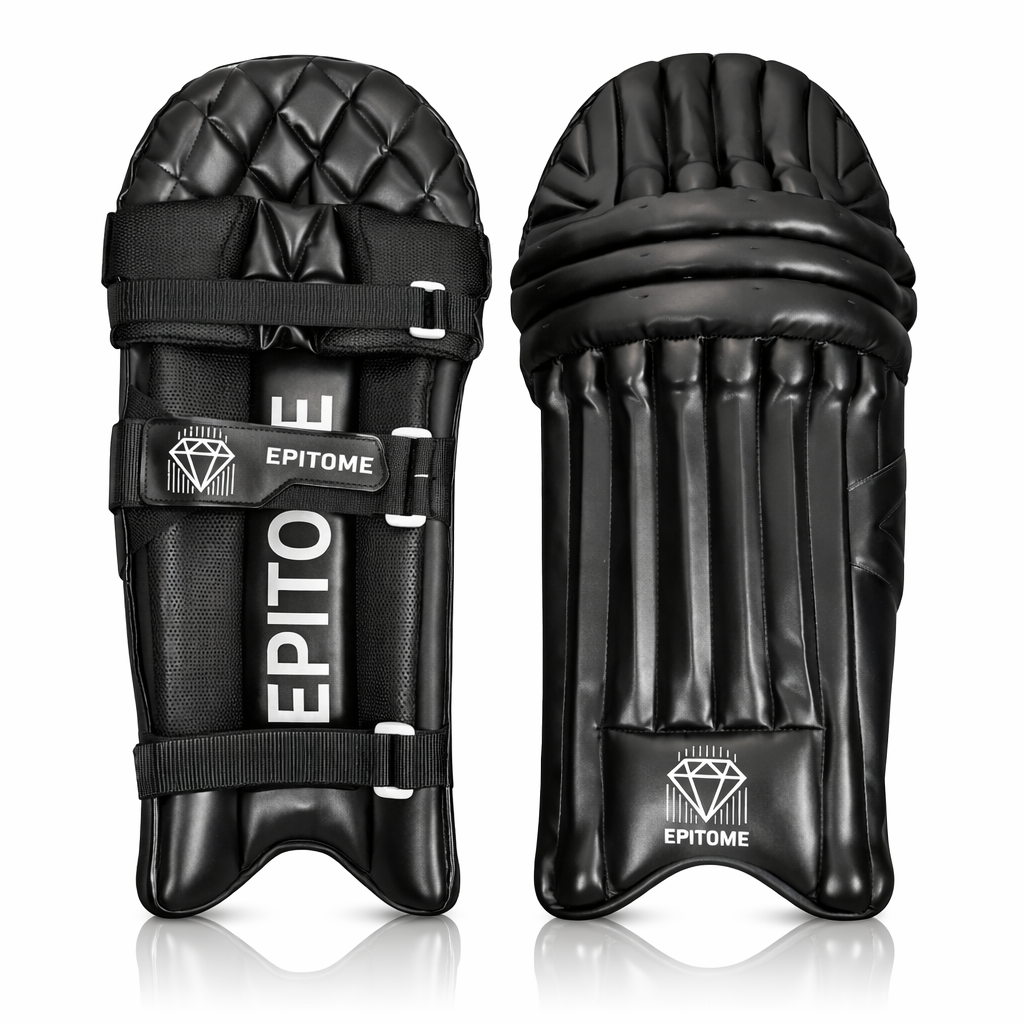 Black Epitome Pads (Left Handed Batsman)