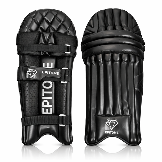 Black Epitome Pads (Right Handed Batsman)